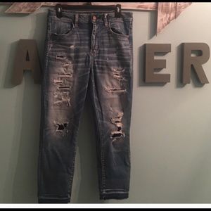 American Eagle Hi Rise Jegging crop